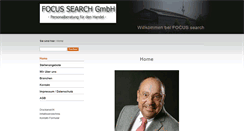 Desktop Screenshot of focus-search.de